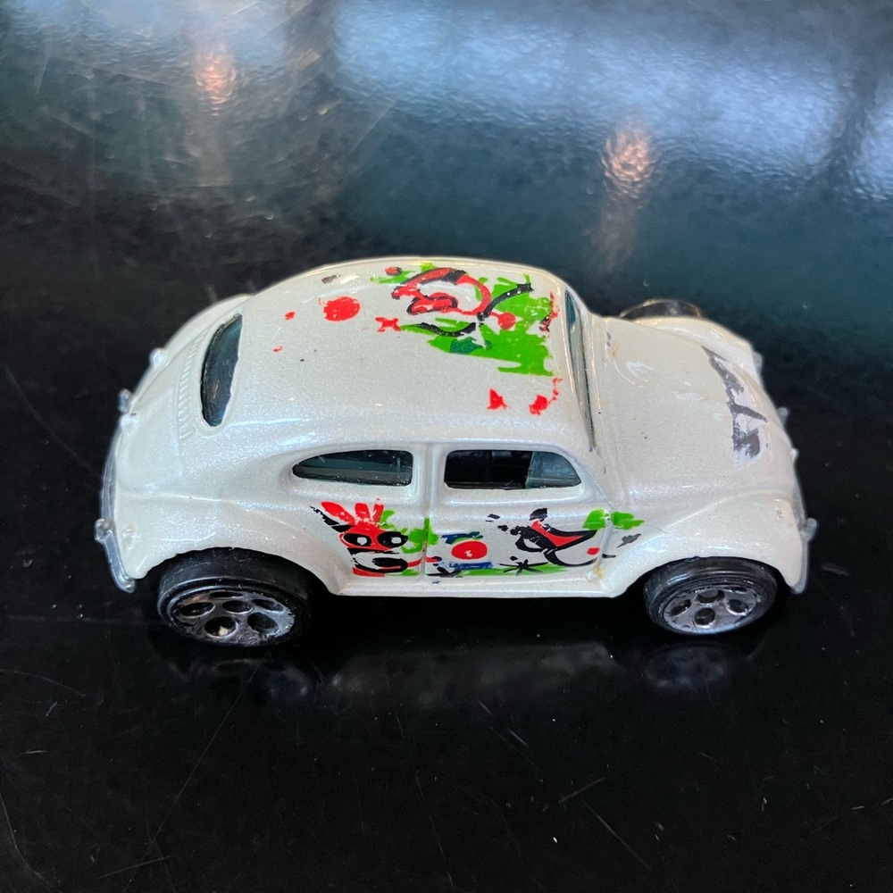 Vintage 1988 Hot Wheels Volkswagen Beetle from the "Artistic License" series